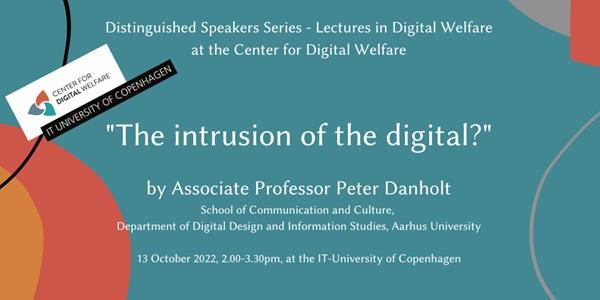 Distinguished Speakers Series: Peter Danholt