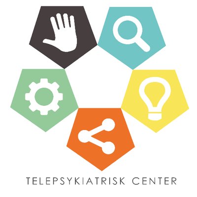 Telepsykiatrisk center logo